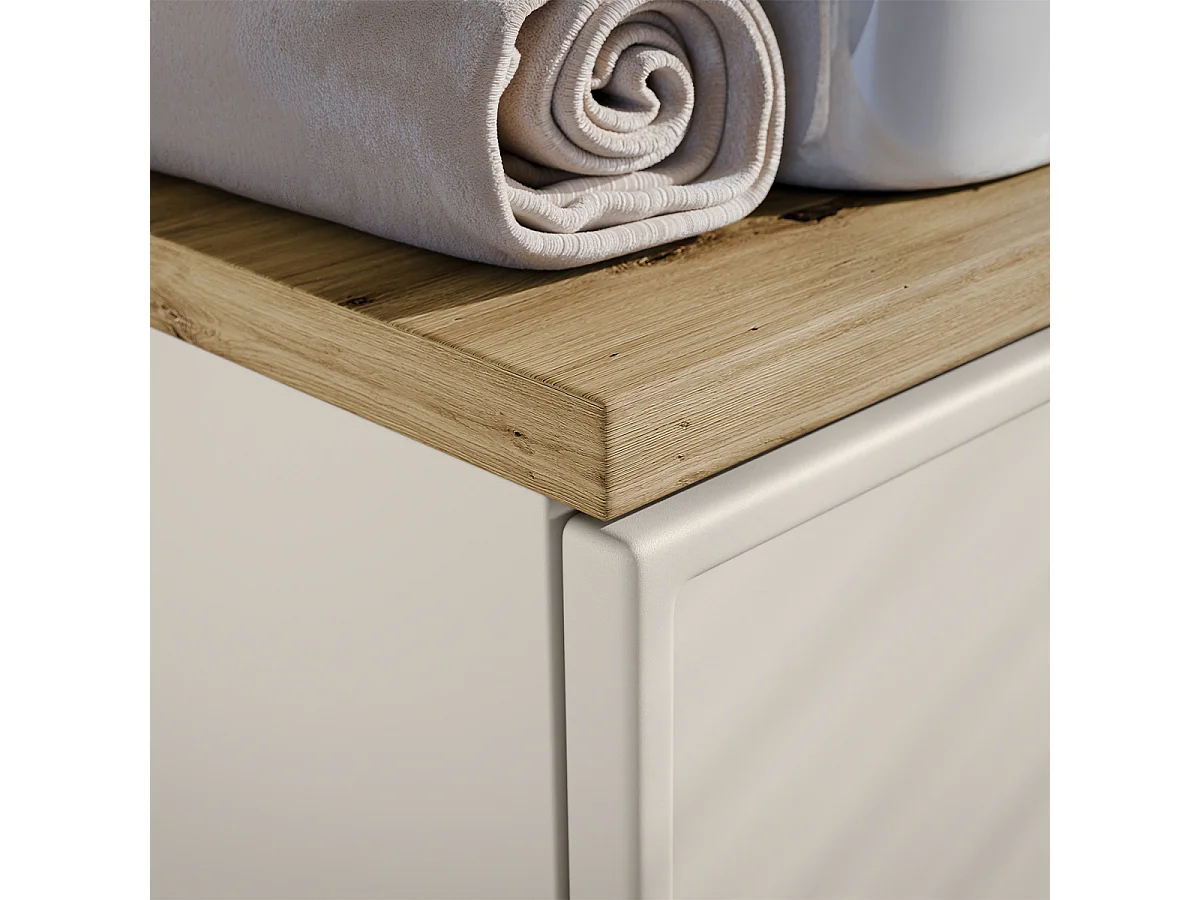 Meuble simple vasque 60cm Alba Cachemire