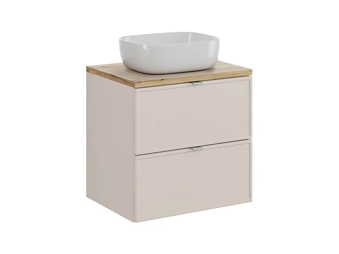 Móvel de lavatório Alba caxemira 60cm