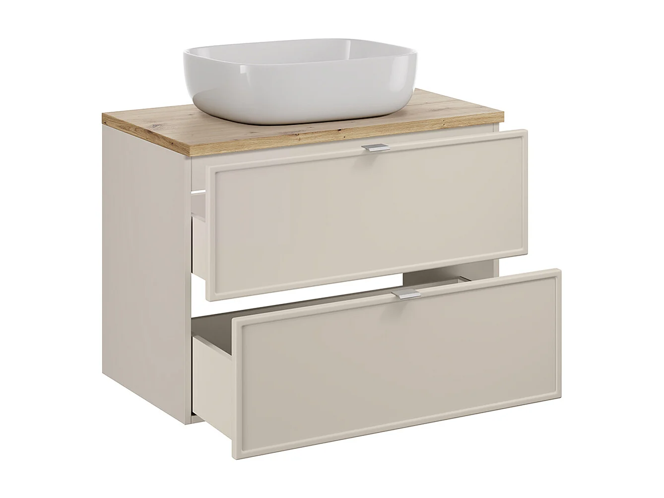 Meuble simple vasque 80cm Alba Cachemire