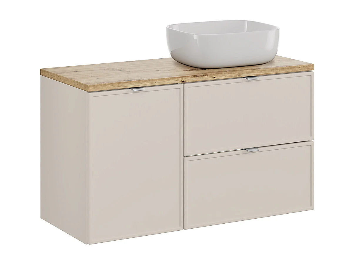 Mobile bagno con lavabo Alba cachemire 100cm