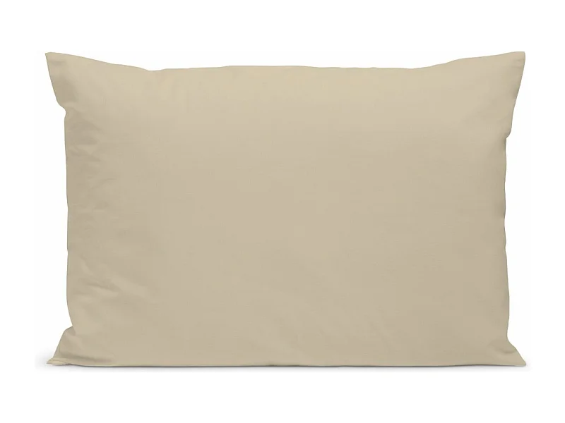 Taie d'oreiller 100% Percale de coton - Lin - 50x75cm