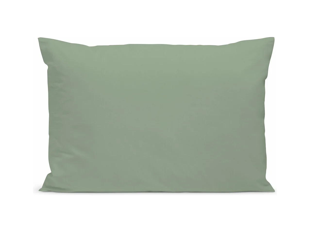 Taie d'oreiller 100% Percale de coton - Sauge - 50x75cm