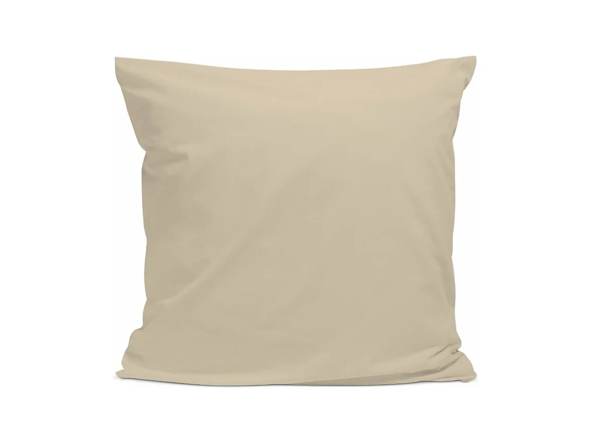 Taie d'oreiller 100% Percale de coton - Lin - 65x65cm