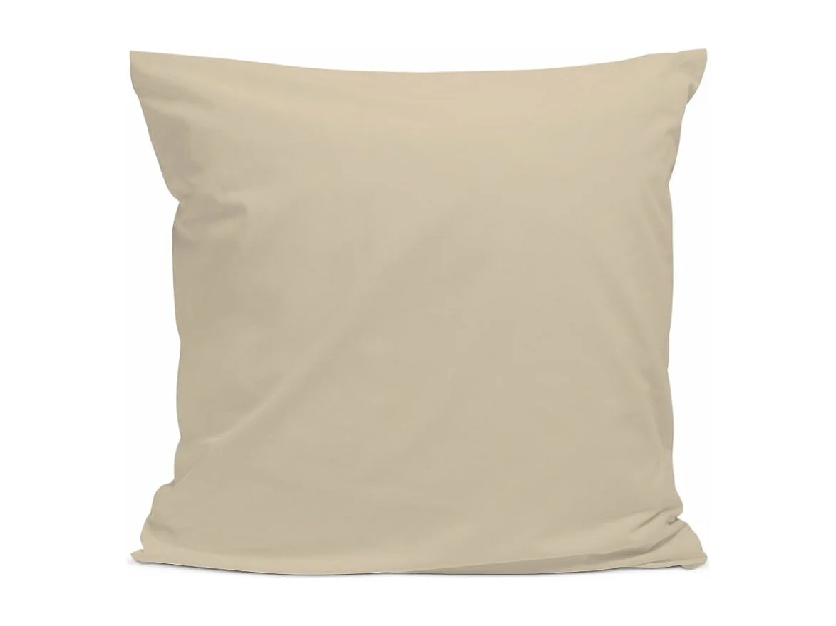 Taie d'oreiller 100% Percale de coton - Lin - 65x65cm