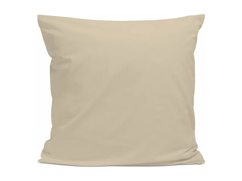 Taie d'oreiller 100% Percale de coton - Lin - 65x65cm