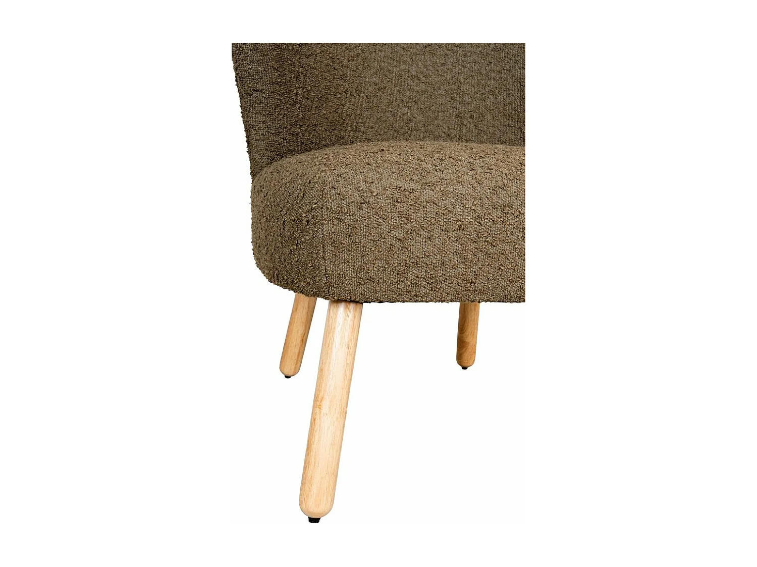 Fauteuil en bouclette coloré