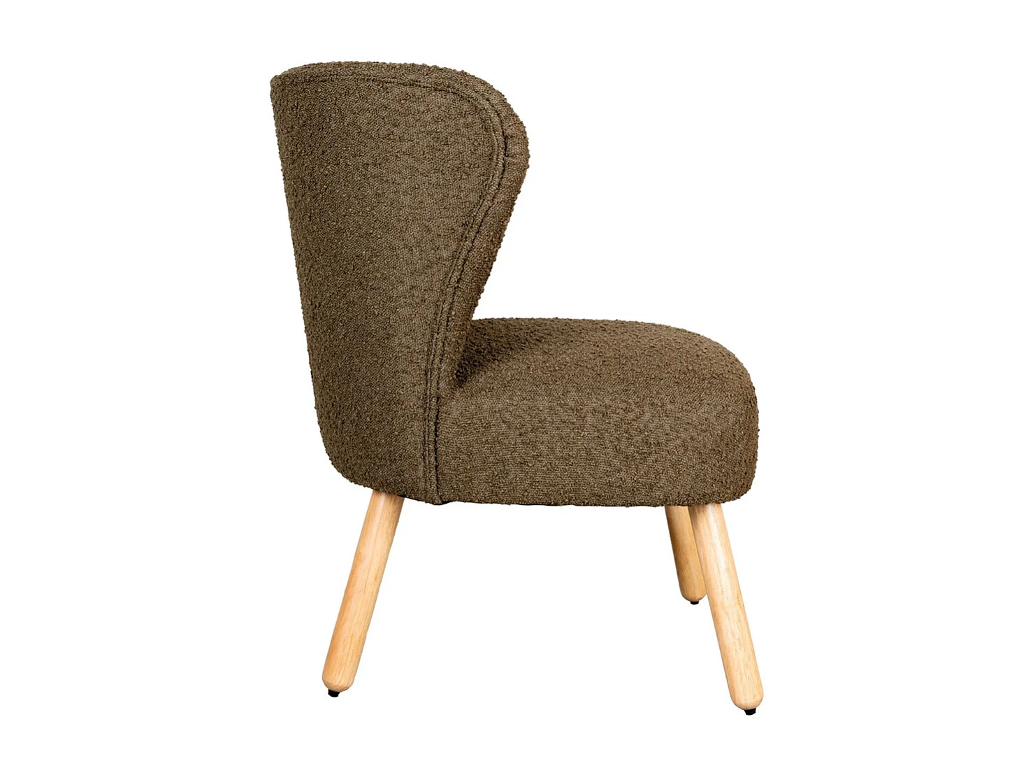 Fauteuil en bouclette coloré