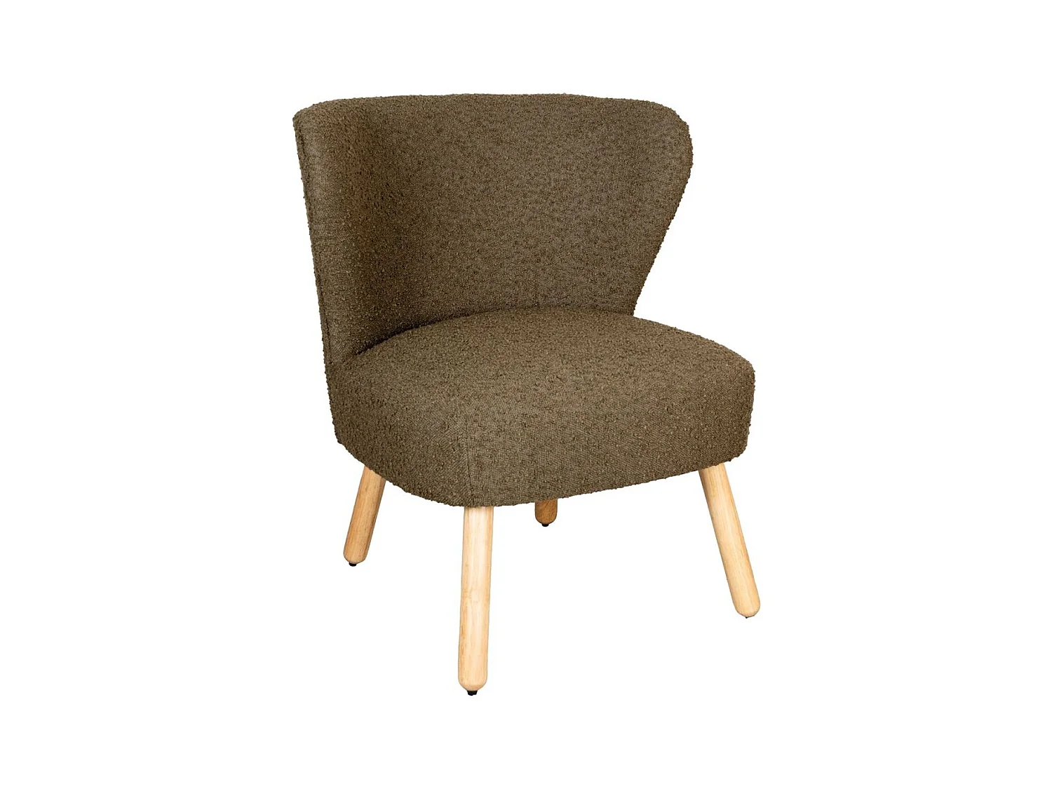 Fauteuil en bouclette coloré