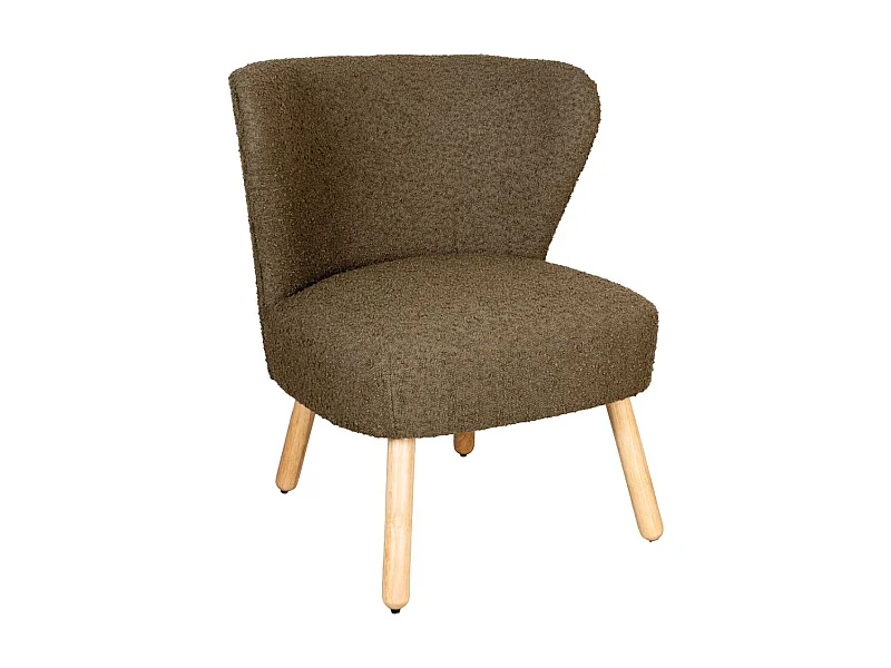 Fauteuil en bouclette coloré