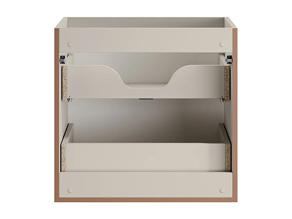 Meuble sous-vasque 60cm plan de toilette Alba Cachemire