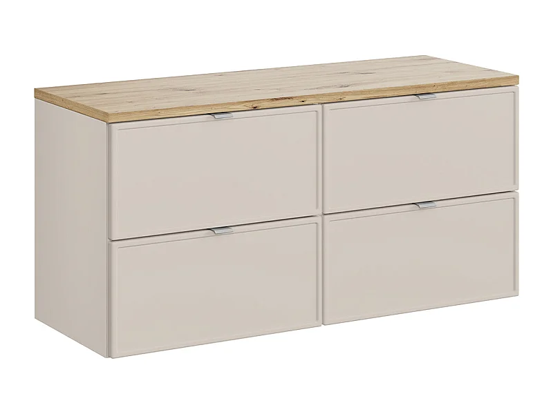 Alba Cachemire 120cm badmeubel met legplanken