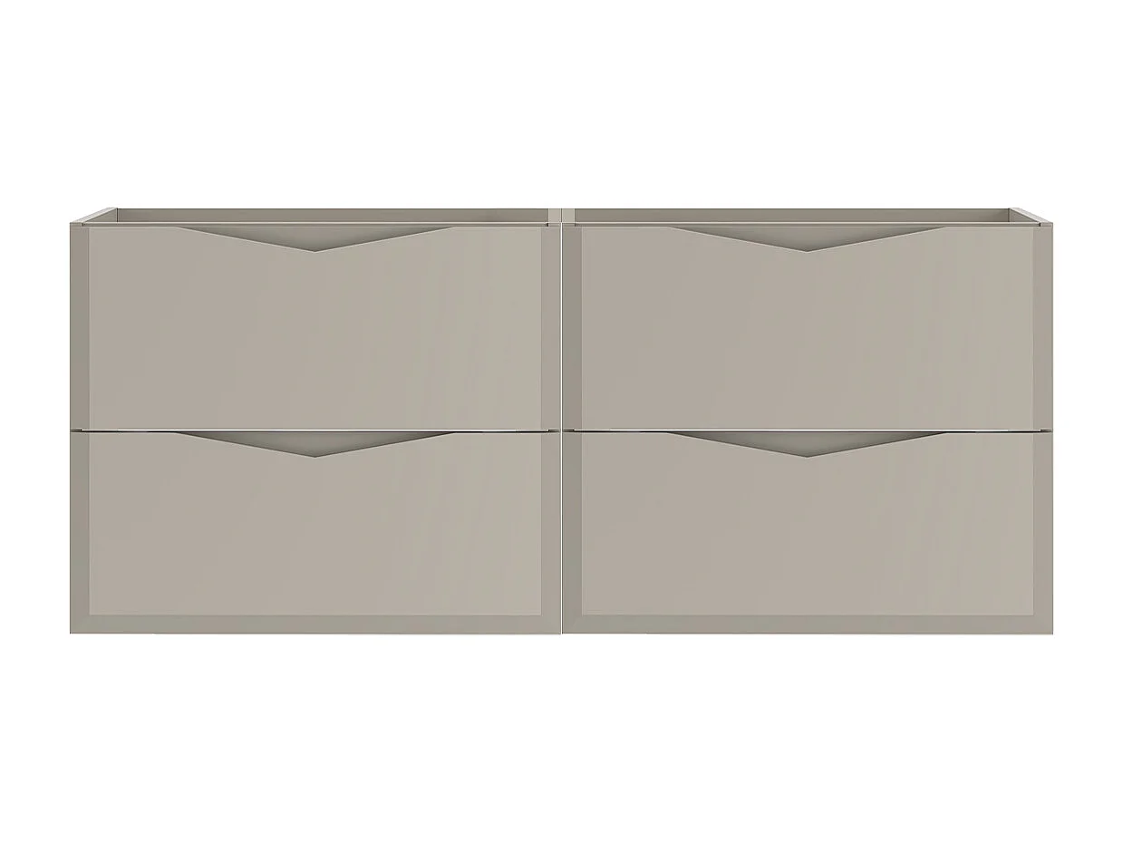 Mobile bagno senza lavabo Ellie cachemire 120cm