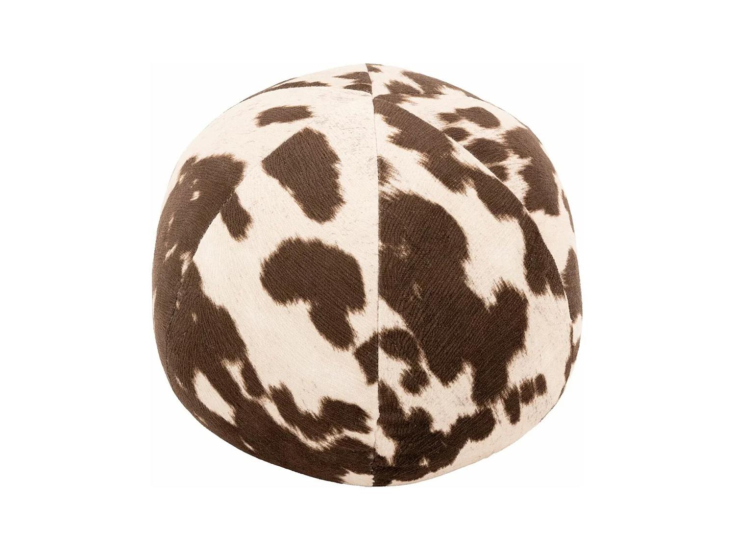Coussin/pouf boule effet peau de vache Petit Petit