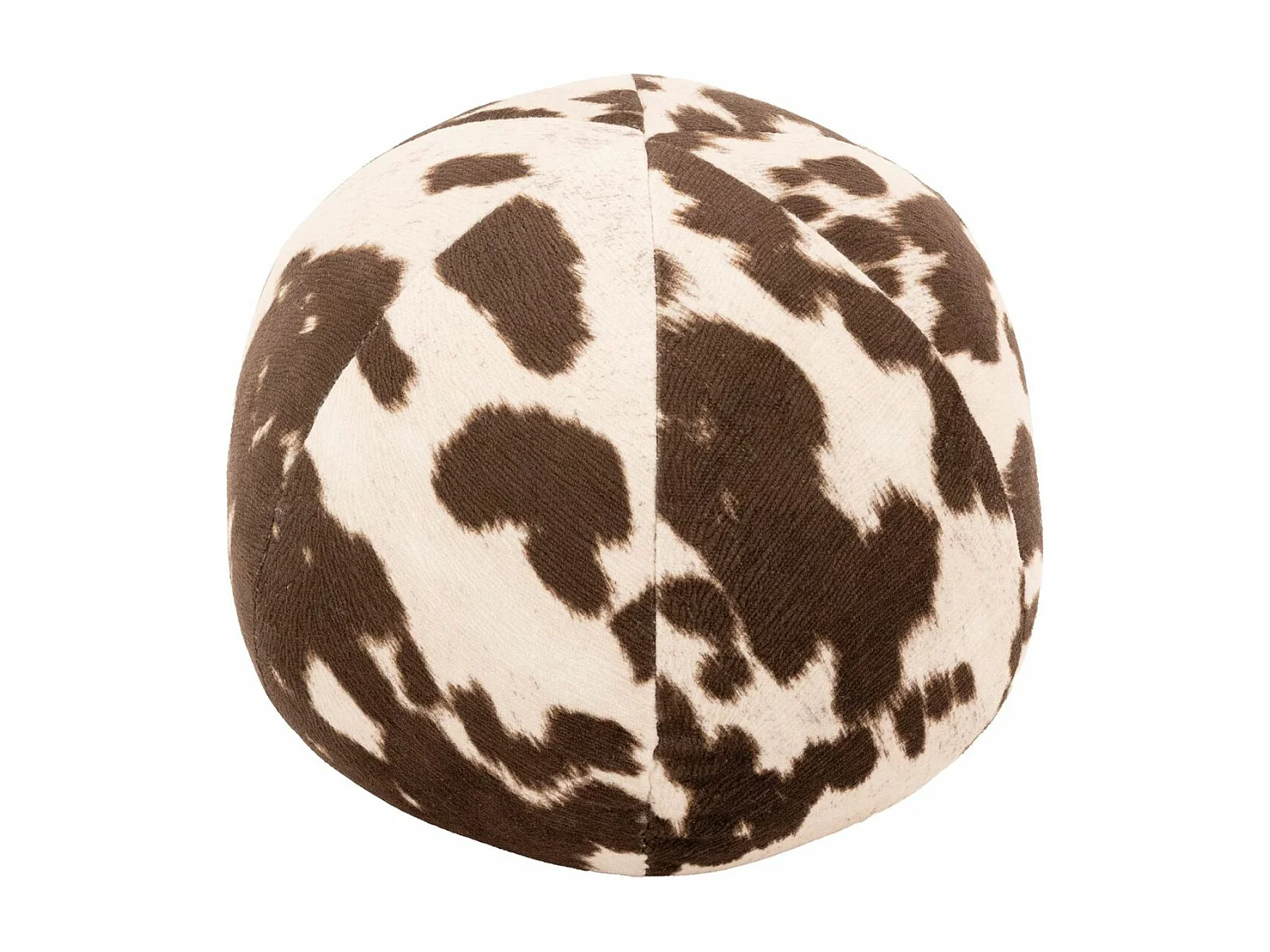 Coussin/pouf boule effet peau de vache Petit Petit