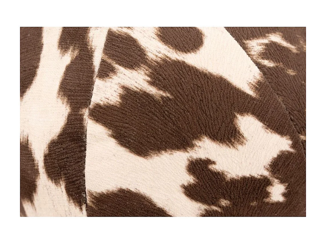 Coussin/pouf boule effet peau de vache Petit Petit
