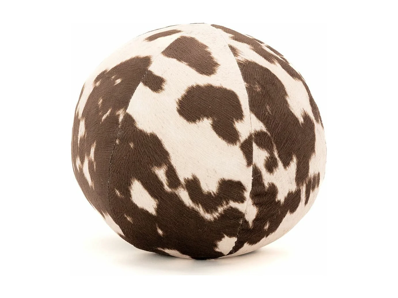 Coussin/pouf boule effet peau de vache Petit Petit