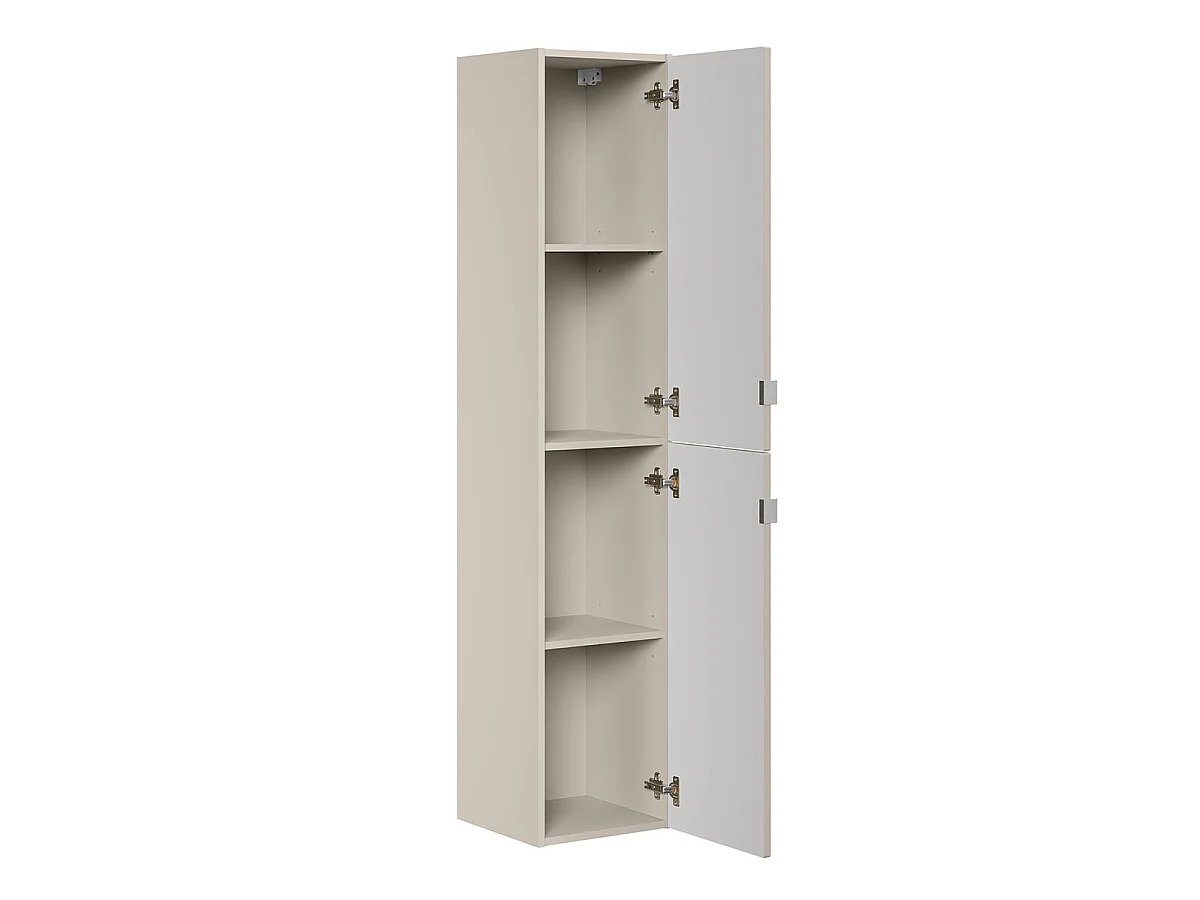 Ensemble meuble simple vasque 80cm et colonne Alba Cachemire