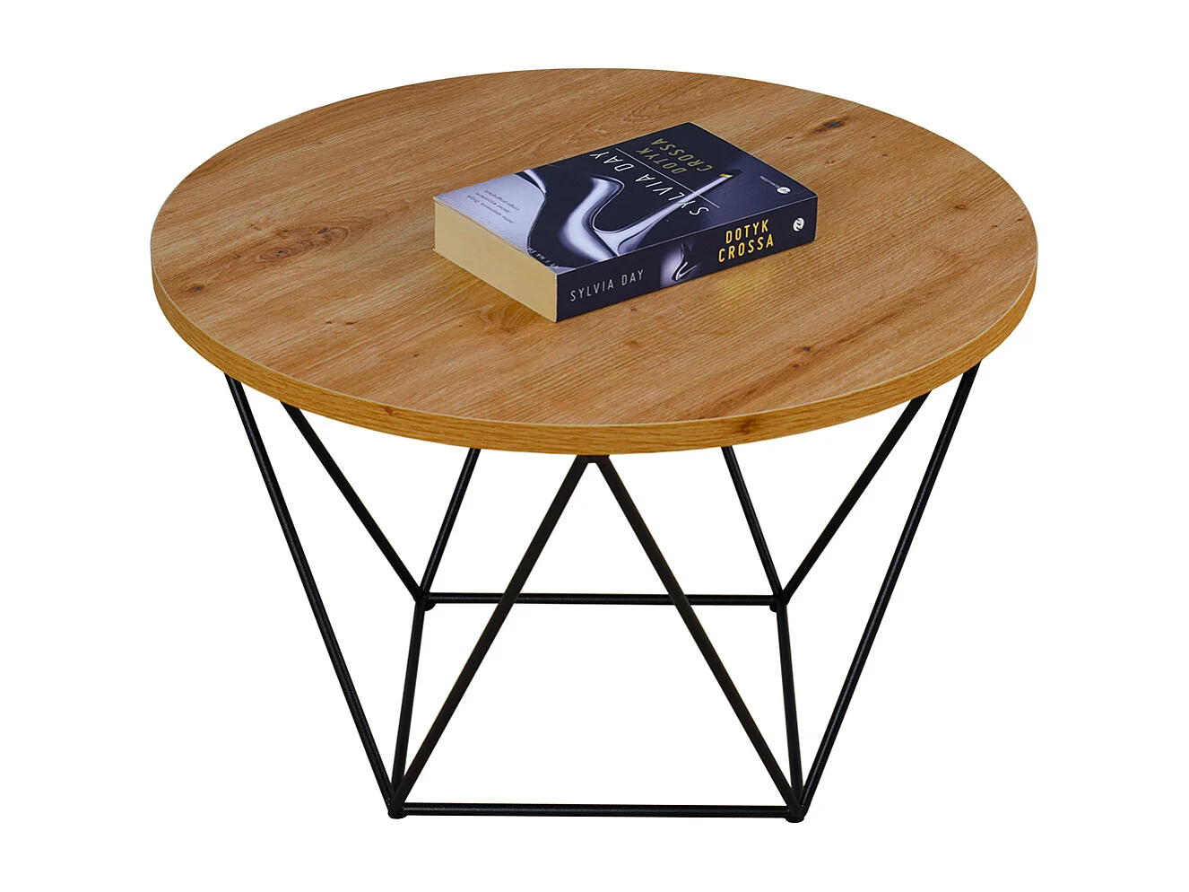 Tavolino da caffè Liam marrone e nero 37cm