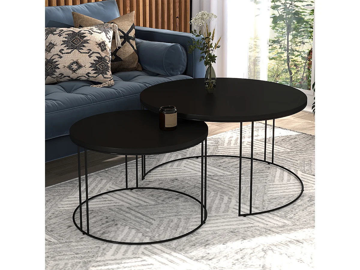 Etta salontafels zwart