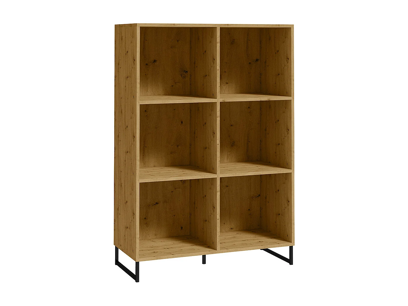 Bibliothèque Elvire Bois et Noir