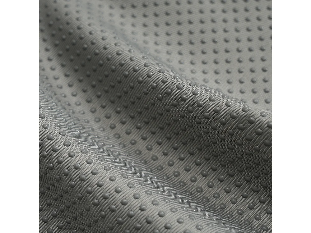 Lit rembourré Lit double 160×200 cm, Lit à barreaux Cadre de lit avec USB- C et sommier à lattes sur toute la surface, Sans tête de lit, Coton, Gris,Sans matelas