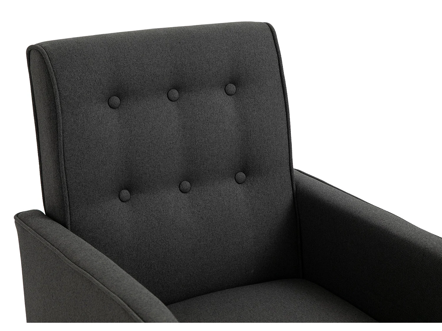 Fauteuil à bascule rocking bois marron 63 x 77 x 90 cm FAL101543