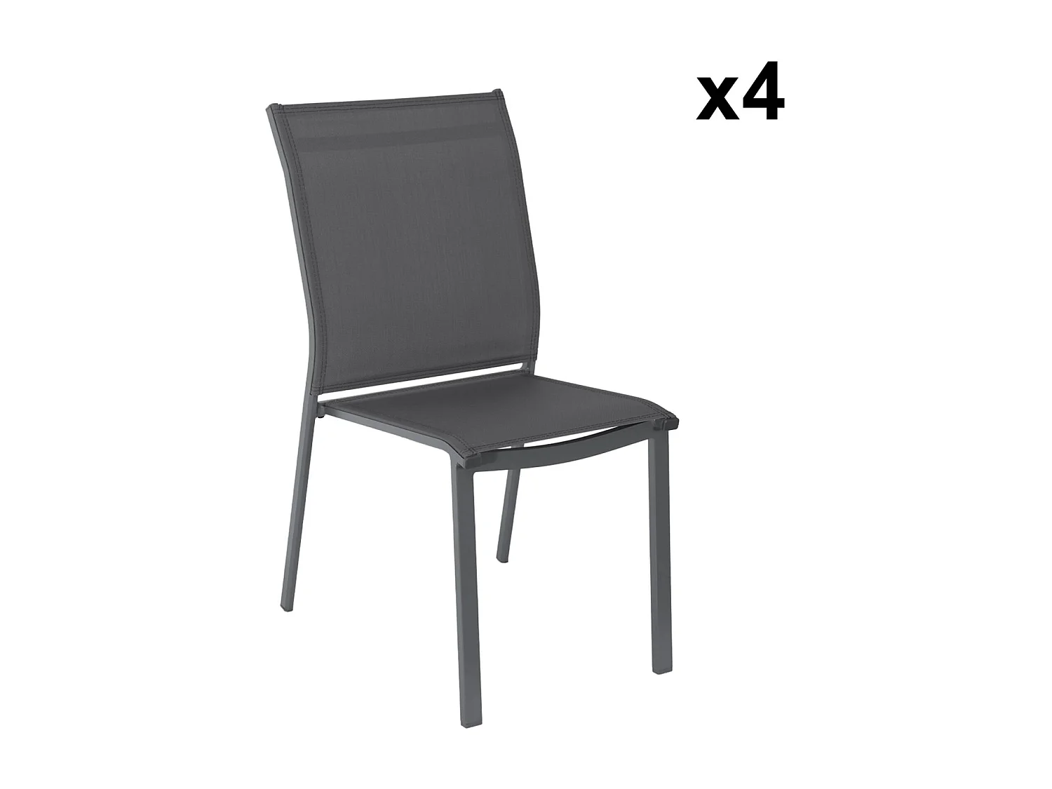 Tavolo da giardino allungabile in alluminio con 4 sedie e 2 poltrone,