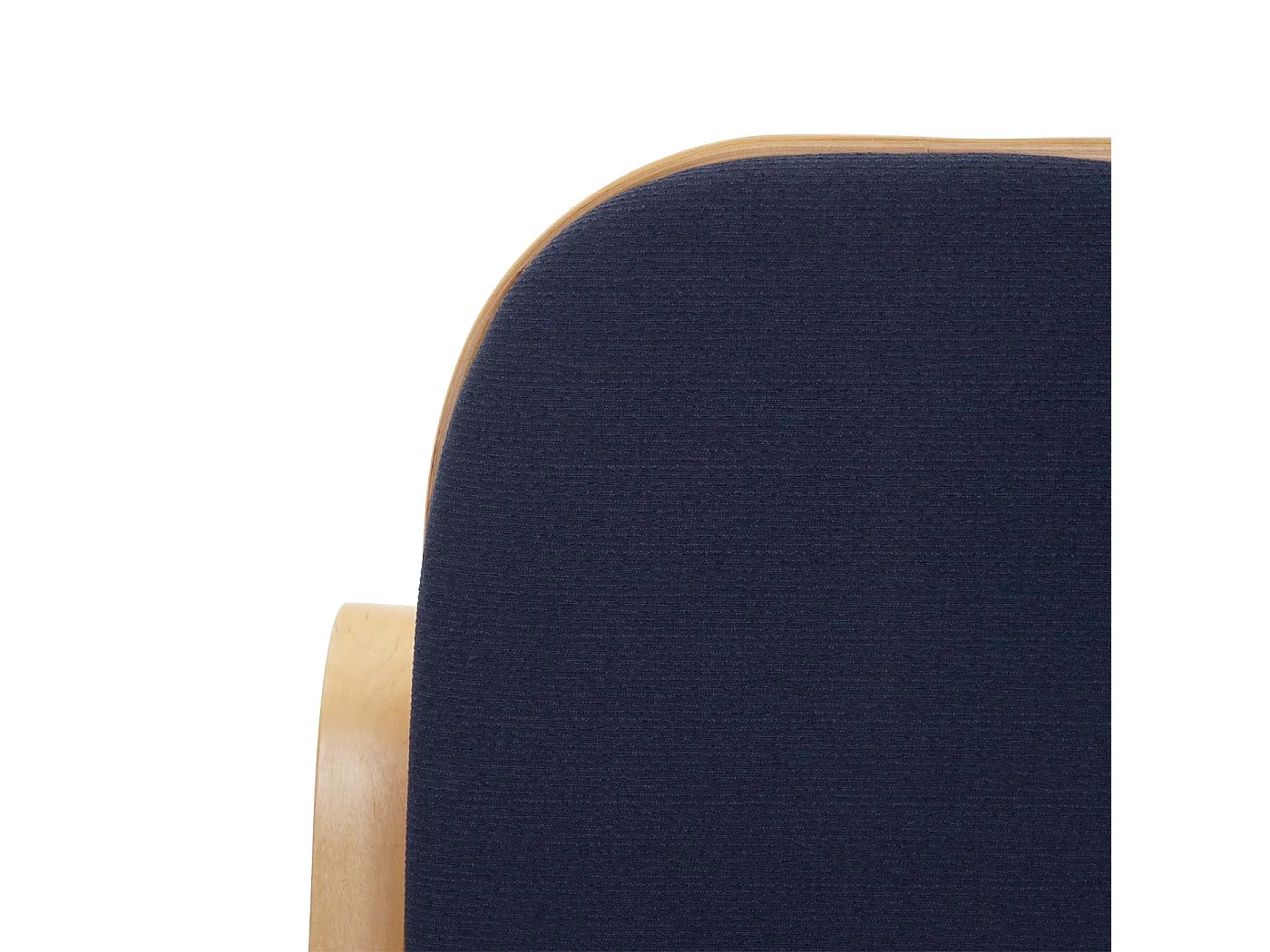 Fauteuil à bascule rocking bois marron 55 x 96 x 90 cm FAB040027