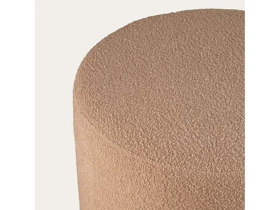 Puff tapissée tapissé Rose 60x42