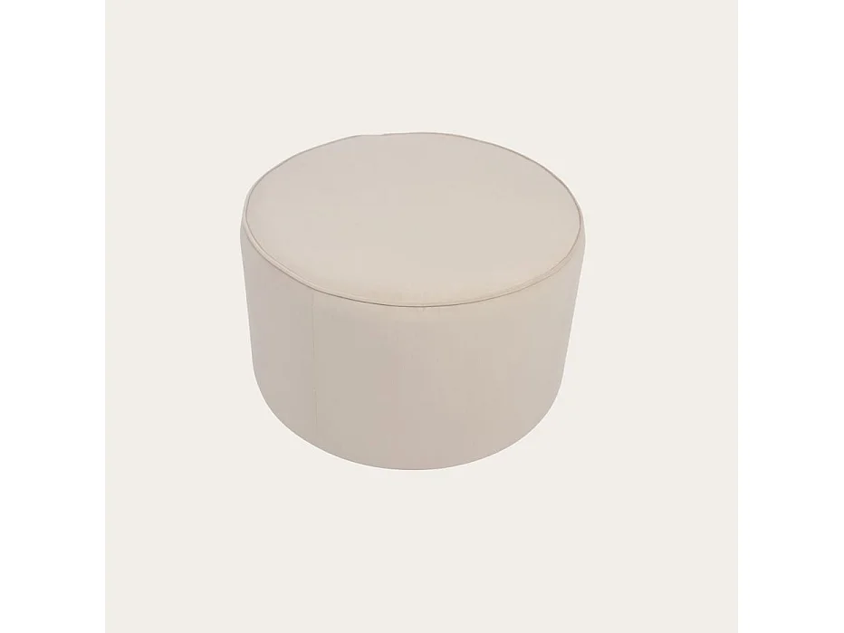 Puff tapissée tapissé Beige 70x42
