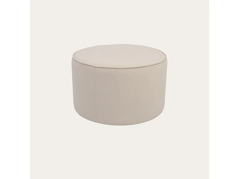 Puff tapissée tapissé Beige 70x42