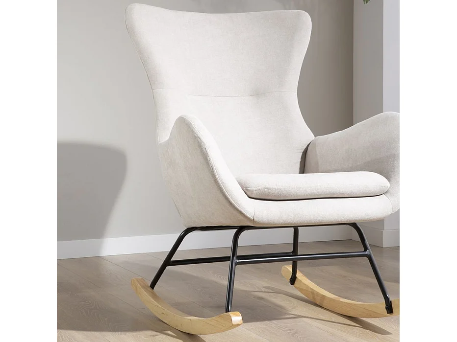 Fauteuil en mdf Beige 92x80