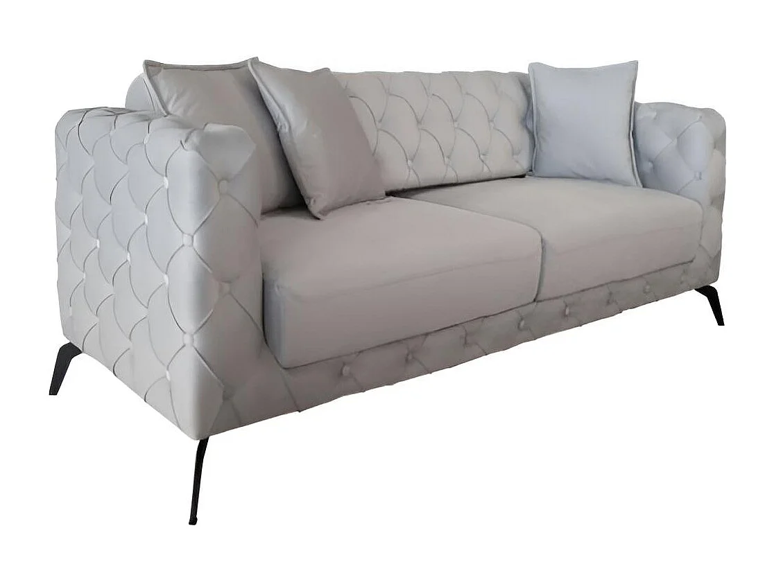 Set divano Ritz (3+3+1)/Tessuto/Grigio