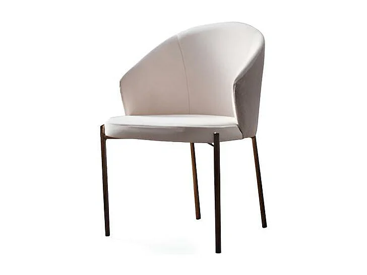 Chaise Bolero/Tissu-Velours/Beige