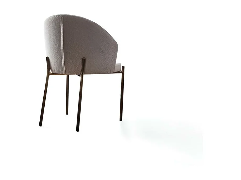 Chaise Bolero/Tissu-Velours/Beige