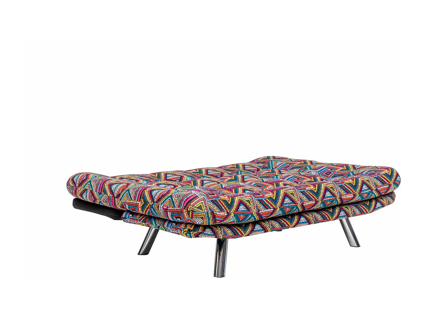 Canapé 3 places convertible Halora Tissu Motif Ethnique Multicolore