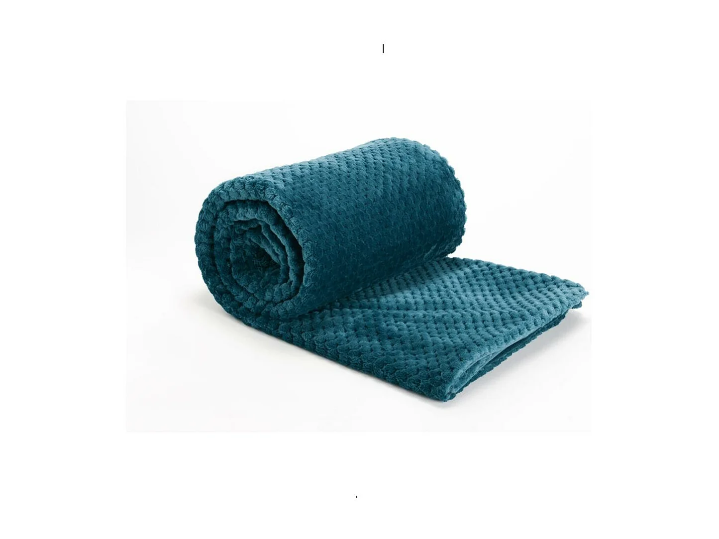 Plaid damier 170x240 émeraude