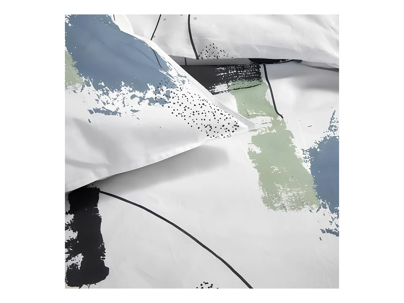 Parure de lit imprimée en coton 220x240 cm, Sunshine