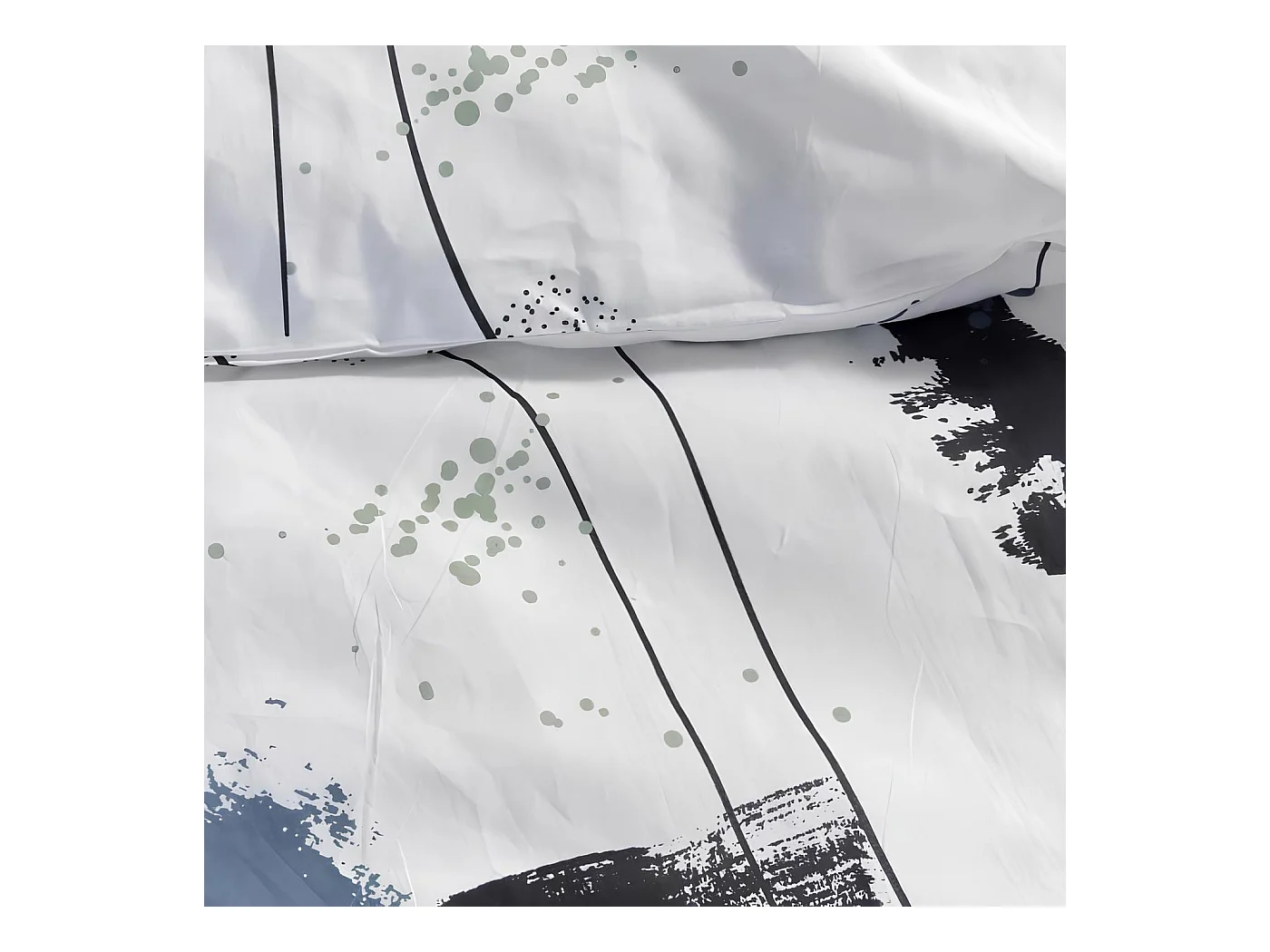 Parure de lit imprimée en coton 220x240 cm, Sunshine