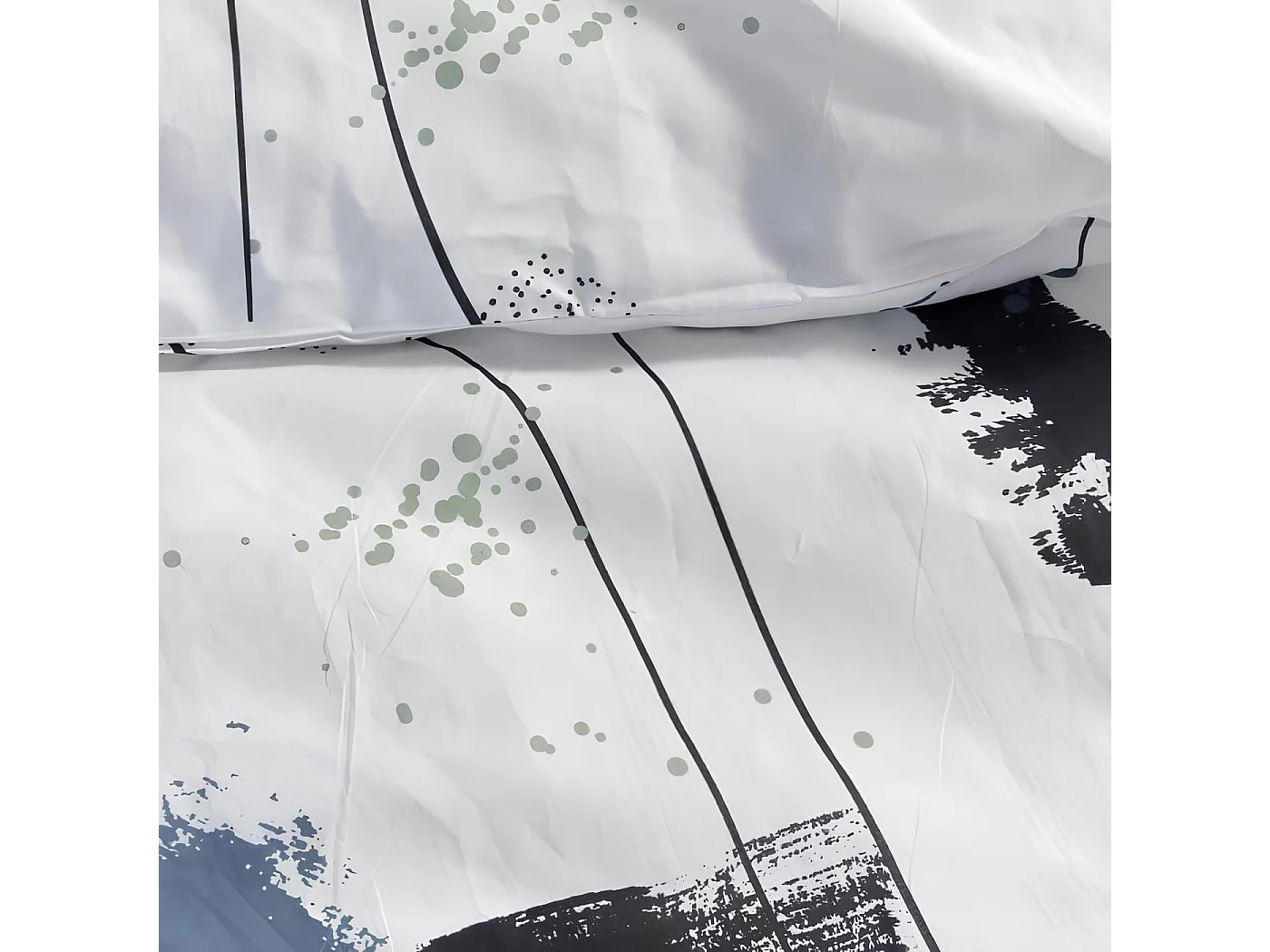 Parure de lit imprimée en coton 220x240 cm, Sunshine