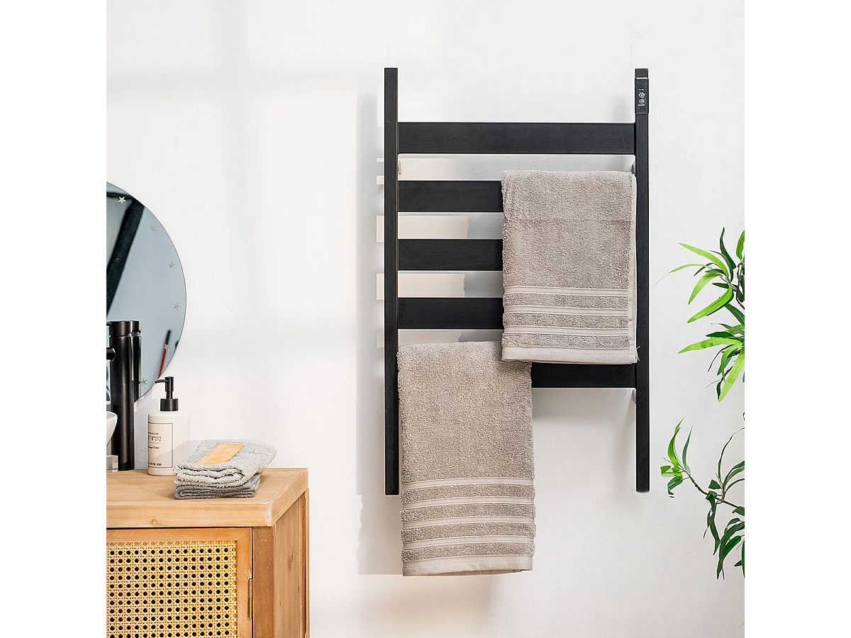 Porte-serviettes électrique pour mur ou sol Towarck InnovaGoods 5 Barres