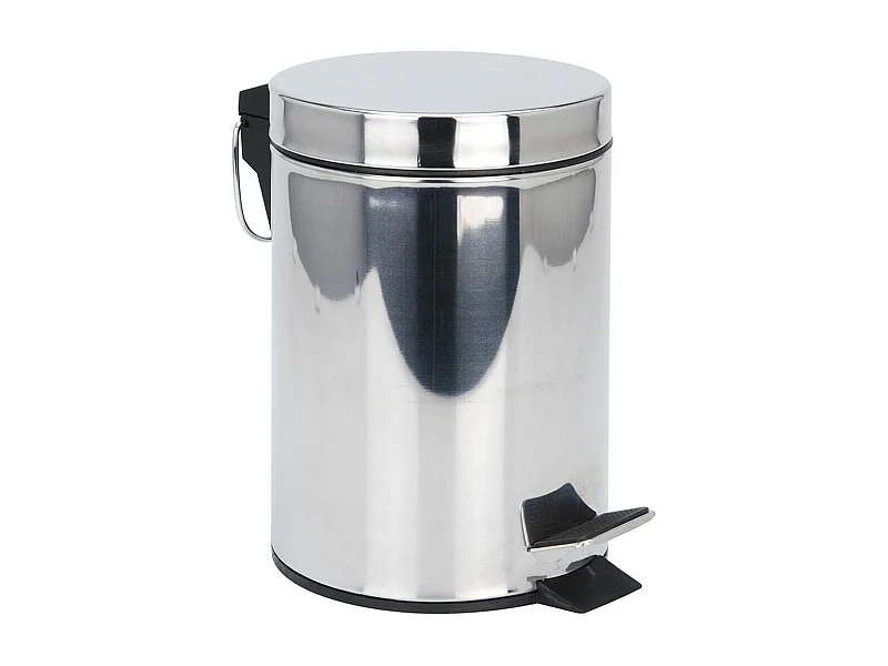 Poubelle Salles de bains Chrome 3L