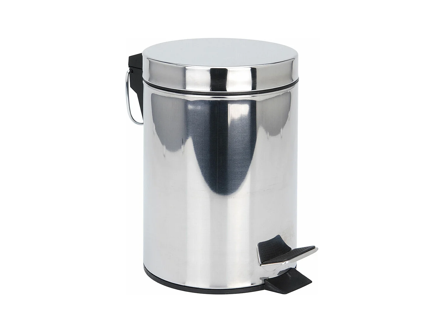 Poubelle Salles de bains Chrome 3L