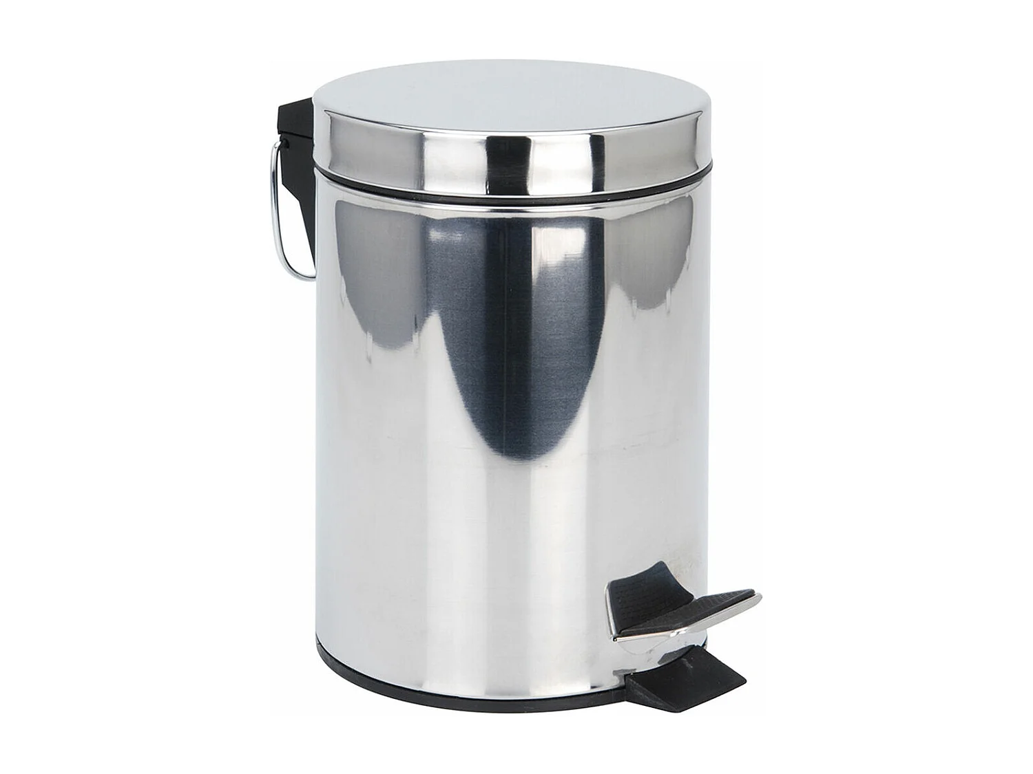 Poubelle Salles de bains Chrome 3L