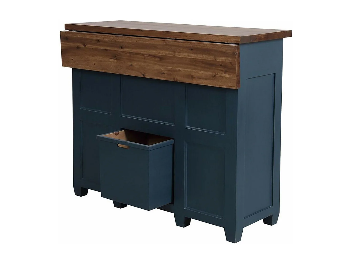 Comptoir bar Bois Bleu - Brocante Interior's