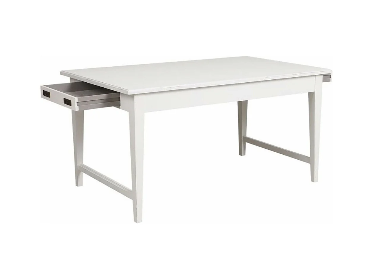 Table rectangulaire Bois Blanc - Rhode Island Interior's