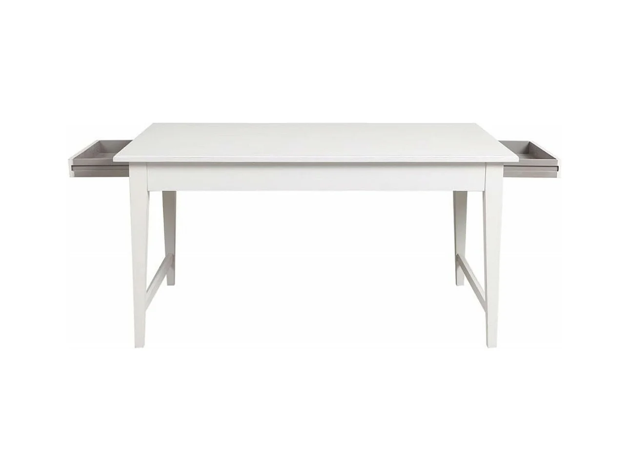 Table rectangulaire Bois Blanc - Rhode Island Interior's