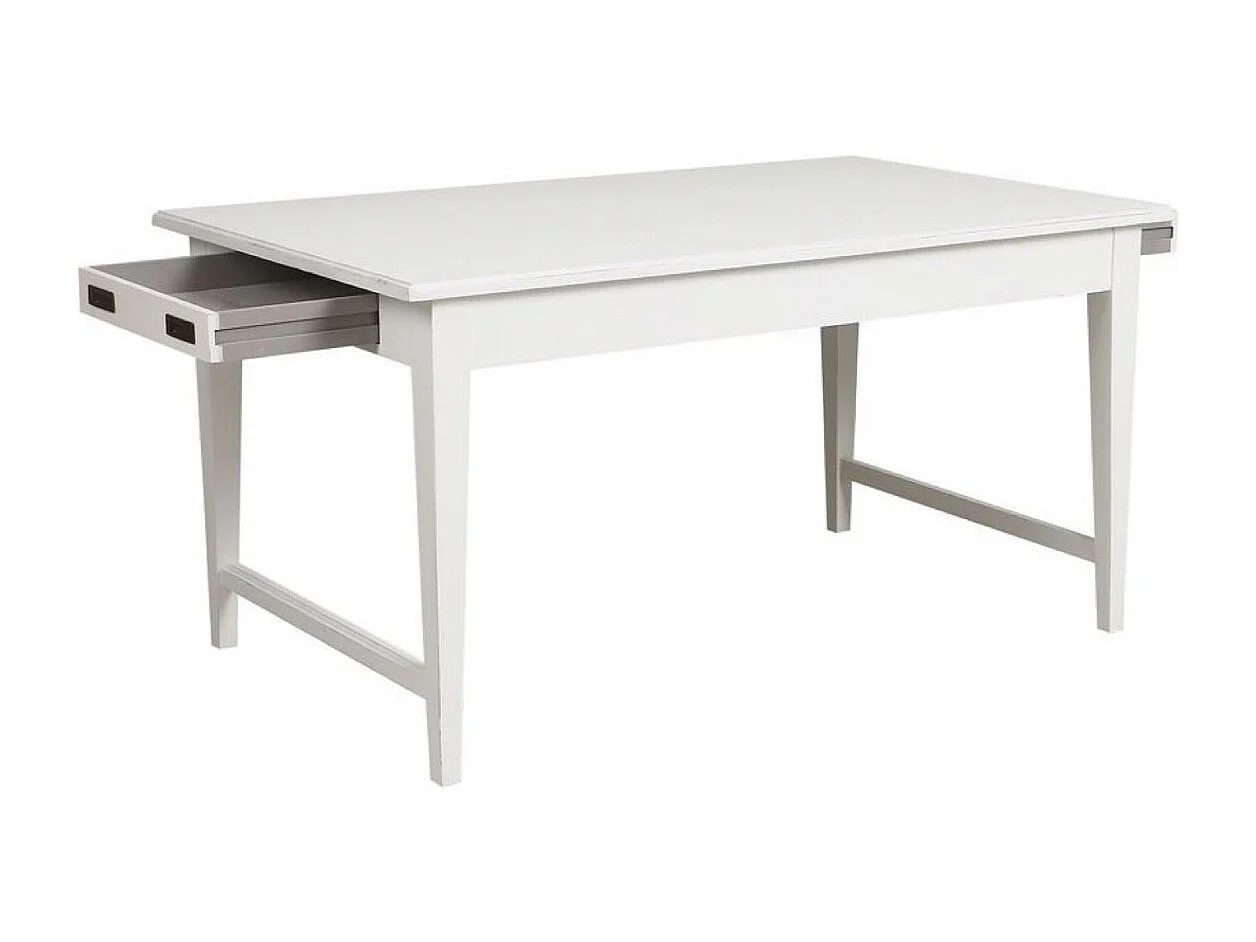 Table rectangulaire Bois Blanc - Rhode Island Interior's
