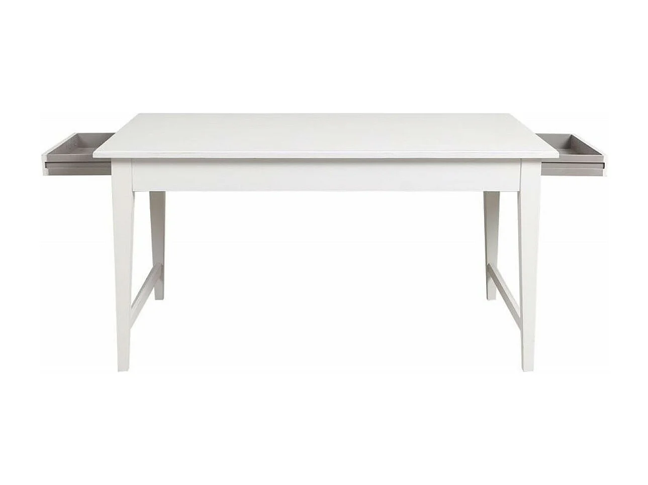 Table rectangulaire Bois Blanc - Rhode Island Interior's