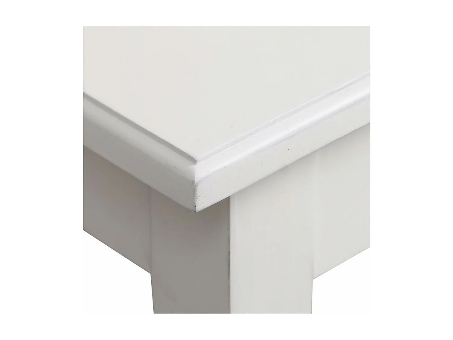 Table rectangulaire Bois Blanc - Rhode Island Interior's